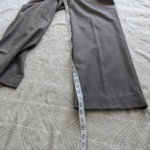 Tristan wool blend wide leg career pants grey size 6 @c1 - Picture 11 of 13